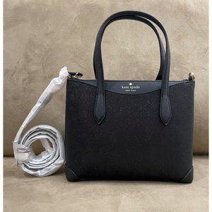Kate Spade Black Glitter Purse/Satchel